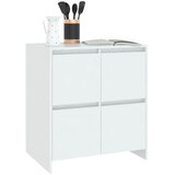  Komoda bijela 70 x 41 x 75 cm od konstruiranog drva | shoptok.hr