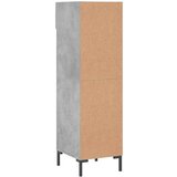 Ormarić za cipele boja betona 30x35x105 cm konstruirano drvo | shoptok.hr