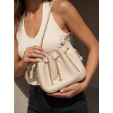 Sinsay Torba za rame od imitacije kože s vezicom i lančićima | shoptok.hr