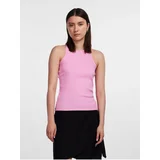 Pieces Pink Women's Ribbed Basic Tank Top Hand - Women's