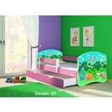ACMA dečiji krevet II 180x80 F + dušek 6 cm PINK 30 | ePonuda.com