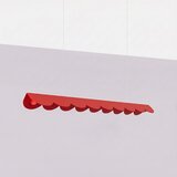 Thoro Rdeča aluminijasta LED viseča svetilka BISCUIT &amp;ndash; Slike