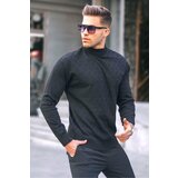 Madmext Men's Black Turtleneck Knitwear Sweater 6301 Cene