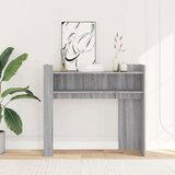  Konzolni stol siva boja hrasta 100x35x90 cm konstruirano drvo | shoptok.hr