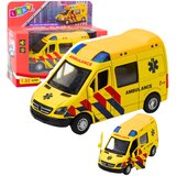 Metalni kombi hitne pomoći za igru 1:32 - žuti | Shoptok.si