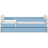 MID.YOU Dječji krevet Dreamy medvjedić na mjesecu 160x80 sa madracem s ladicom Plava | shoptok.hr