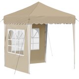  Rastezljivi šator za zabave 195 x 195 x 245 cm Krem | shoptok.hr