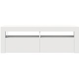 TV ormarić s LED svjetlima bijeli 120 x 35 x 40 cm | Eponuda.com