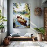  Pokrajinska slika na platnu Osamljeni jezdec | Shoptok.si