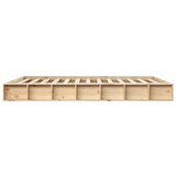  Posteljni okvir 140x200 cm trden les, (20884307) | Shoptok.si