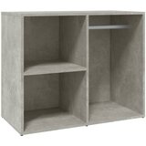 Furnova Garderobna omarica betonsko siva 80x40x65 cm konstruiran les, (21930338) | Shoptok.si