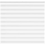 vidaXL Zebra senčilo bela 155x150 cm tkanina širina 150,9cm poliester | Shoptok.si