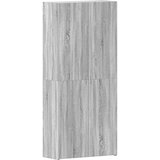 vidaXL Ormar za cipele Sivi Sonoma 80x35 5x180 cm Konstruirano drvo | shoptok.hr