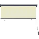 vidaXL Zunanja Rolfa Črtasto Prilagodljiva krema 180 x 250 cm blago | Shoptok.si