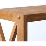 Unique Furniture Regal od punog hrasta u prirodnoj boji 70x124 cm X-Shelf – | shoptok.hr