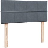  Okvir kreveta s madracem tamnosivi 120x200 cm baršunasti | shoptok.hr
