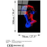Wallity UV-205 70 x 100 Multicolor Decorative Tempered Glass Painting | Eponuda.com