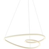 QAZQA Skandinavska viseča svetilka bež 72 cm vklj. LED s 3-stopenjskim zatemnjevanjem - Circuit | Shoptok.si