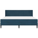  Okvir kreveta s madracem s uzglavljem Plava 180 x 200 cm Baršun | shoptok.hr