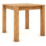  Hrastov stol 80 x 80 cm, prirodan, svilenkasto polumat | shoptok.hr