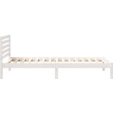  Krevetna konstrukcija Bijelo 80 x 210 cm Čvrsta borova drva | shoptok.hr