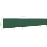  Vjetrobran s 5 panela od tkanine 600 x 160 cm zeleni | Eponuda.com