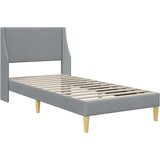  Okvir kreveta s madracem Svijetlo siva 90 x 200 cm tkanina - Svjetlosiva 90 x 200 cm | shoptok.hr