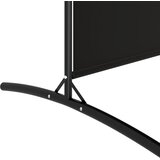 Sobna pregrada s 3 panela crna 525x180 cm od tkanine | Eponuda.ba