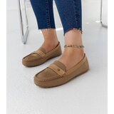 Gemre Beige fabric moccasins Fombio | Shoptok.si