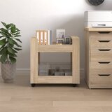 Kolica za radni stol boja hrasta 60x45x60 cm konstruirano drvo | Eponuda.com