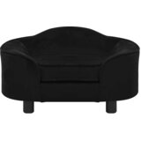 SOFA za pse crna 67 x 47 x 36 cm plišana | shoptok.hr