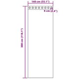 Voile zavjese s ušicama 2 kom crvena boja vina | shoptok.hr
