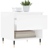 vidaXL klubska mizica bela 50x46x50 cm inženirski les | Shoptok.si