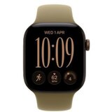 Apple watch series 12 gps + cellular 46mm dark bronze aluminium case with olive sport band - s/m (MJGD4WF/A) | Eponuda.com