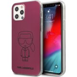 Karl Lagerfeld originalen ovitek KLHCP12MPCUMIKPI za iphone 12 - vijola karl full body icon | Shoptok.si