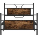  Okvir kreveta bez madraca boja hrasta 100 x 200 cm drveni | shoptok.hr