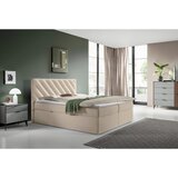 MID.YOU POSTELJA Z VZMETNICO 200 cm x 180 cm , tekstil bež | Shoptok.si
