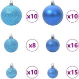 vidaXL Umestno božično drevo med 300 LED Bela 73 x 73 x 180 cm | Shoptok.si