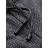 Ombre Men's structured knit elastic waistband short shorts - graphite | Eponuda.ba