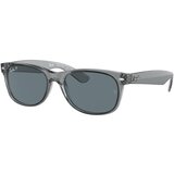 Ray-ban New Wayfarer RB2132 64503R Polarized L (58) Siva/Modra Cene