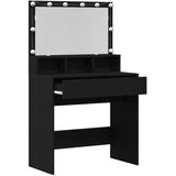  Toaletni stol Crni hrast 80 x 41 x 134,5 cm Konstruirano drvo | shoptok.hr