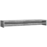  Stalak za monitor boja betona 100x24x13 cm konstruirano drvo | shoptok.hr