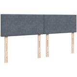  Krevet s oprugama i madracem tamnosivi 180x200 cm baršunasti | shoptok.hr