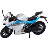 Metalni motor za igro z zvočnimi in svetlobnimi učinki 1:12 - bela/modra | Shoptok.si