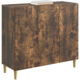  Kreveta Dimljeni hrast 89 x 34,5 x 80 cm Konstruirano drvo Slike