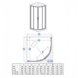 Kolpa San venus tuš kabina R80 WH/1 R550 660420 | Eponuda.com