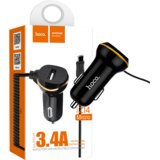 hoco. Auto punjač sa micro USB kabl, USB, 5 V/3.4 A, crna – Z14 single, micro USB, BK Cijene