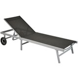 Gardenson Vrtni Ležalnik Tessin, Črna | Shoptok.si