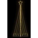 vidaXL Lučke za novoletno jelko 447 LED diod hladno tople bele 249 cm | Shoptok.si