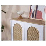 Hanah home Boemska komoda, 90x105x41 cm, Bijela | Eponuda.ba